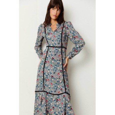 VESTIDO GRETA ANTRACITA BY CASTAÑO DE INDIAS