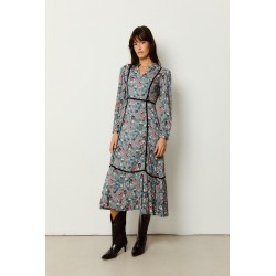 VESTIDO GRETA ANTRACITA BY CASTAÑO DE INDIAS