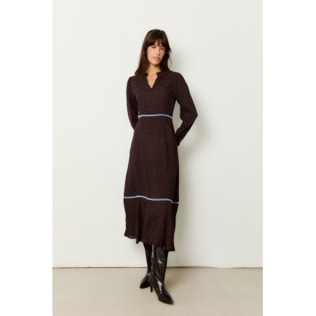 VESTIDO GRETA TOPOS BY CASTAÑO DE INDIAS