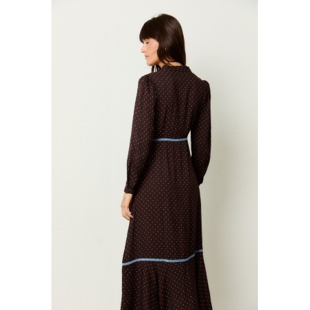 VESTIDO GRETA TOPOS BY CASTAÑO DE INDIAS