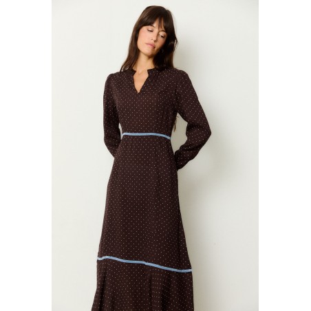 VESTIDO GRETA TOPOS BY CASTAÑO DE INDIAS