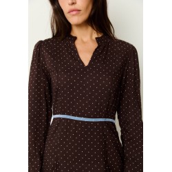 VESTIDO GRETA TOPOS BY CASTAÑO DE INDIAS