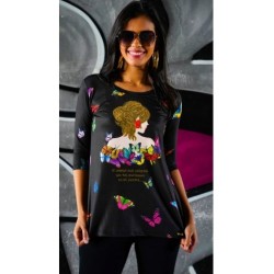 CAMISETA MARIPOSAS BY LA PANTERA LOLA