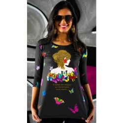 CAMISETA MARIPOSAS BY LA PANTERA LOLA