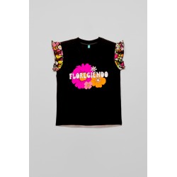 Camiseta Volantes - Floreciendo BY LOLINA