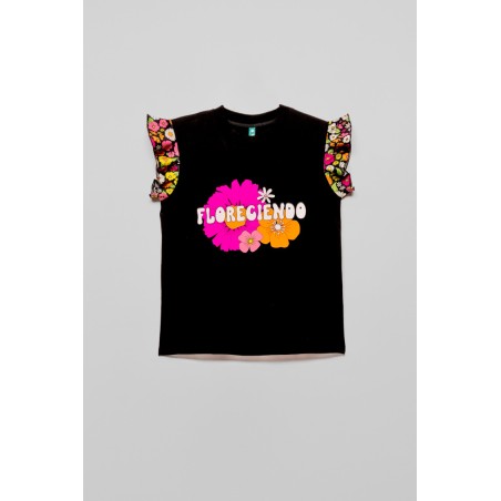 Camiseta Volantes - Floreciendo BY LOLINA