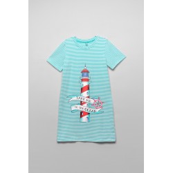 Vestido Camiseta - Take Me To De Ocean BY LOLINA